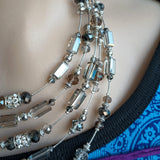 Beautiful Sparkling Multi-layer Necklace