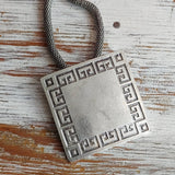 Unique Large Square Pendant Necklace