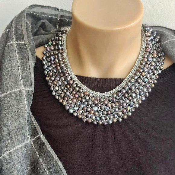 Gorgeous Artisan Pearl Necklace