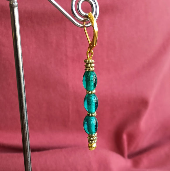 Artisan Glass Bead Earrings