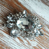 Large Sparkling Brooch