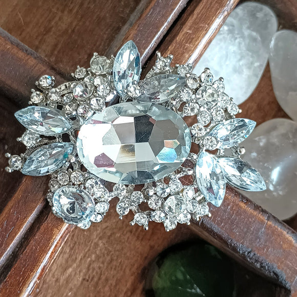 Large Sparkling Brooch